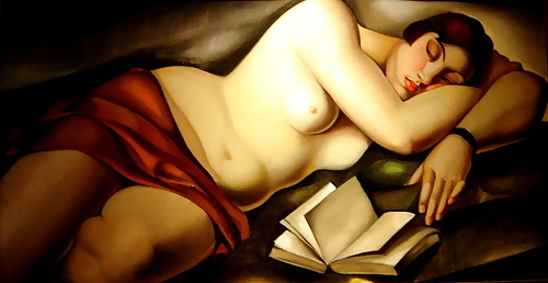 Erotic Art Deco Painting of Tamara de Lempicka #36635957