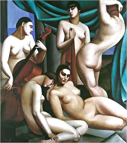 Erotic Art Deco Painting of Tamara de Lempicka #36635967