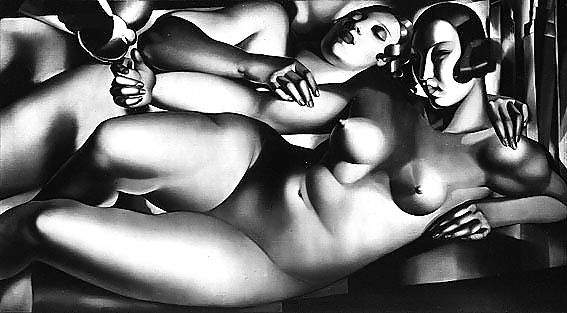 Erotic Art Deco Painting of Tamara de Lempicka #36635973
