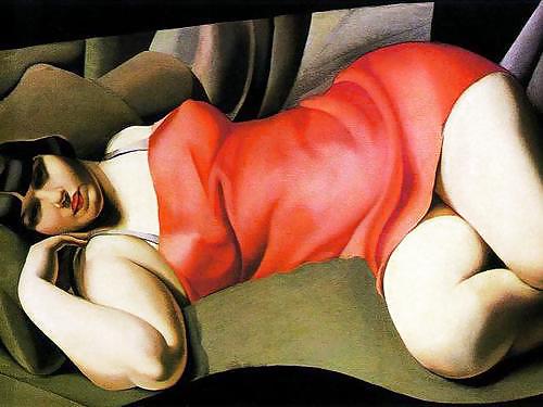 Erotic Art Deco Painting of Tamara de Lempicka #36635988