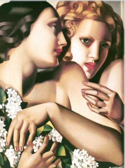 Pittura erotica art deco di tamara de lempicka
 #36635991