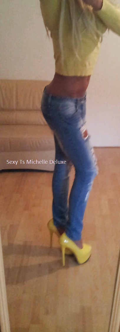 Hot blonde michelle deluxe in high heels #23978698