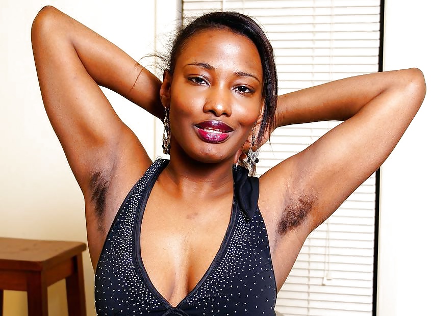 Black beauties showing hairy armpits - and more! (2) #29180927