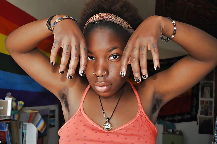Black beauties showing hairy armpits - and more! (2) #29181257