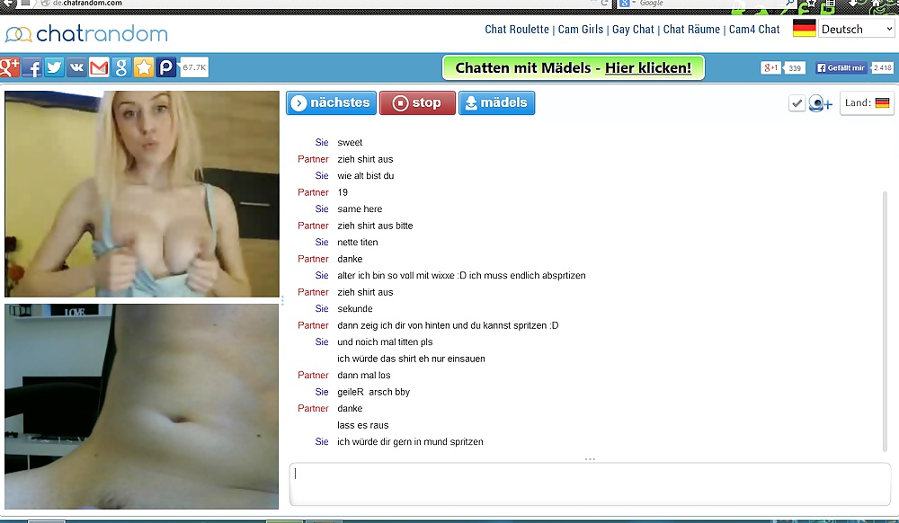 Chatrandom sluts
 #40388104