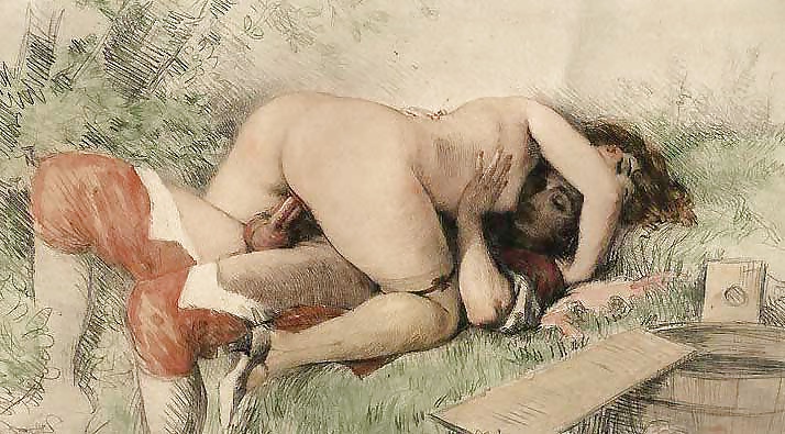 Vintage Erotic Drawings 22 Porn Pictures Xxx Photos Sex