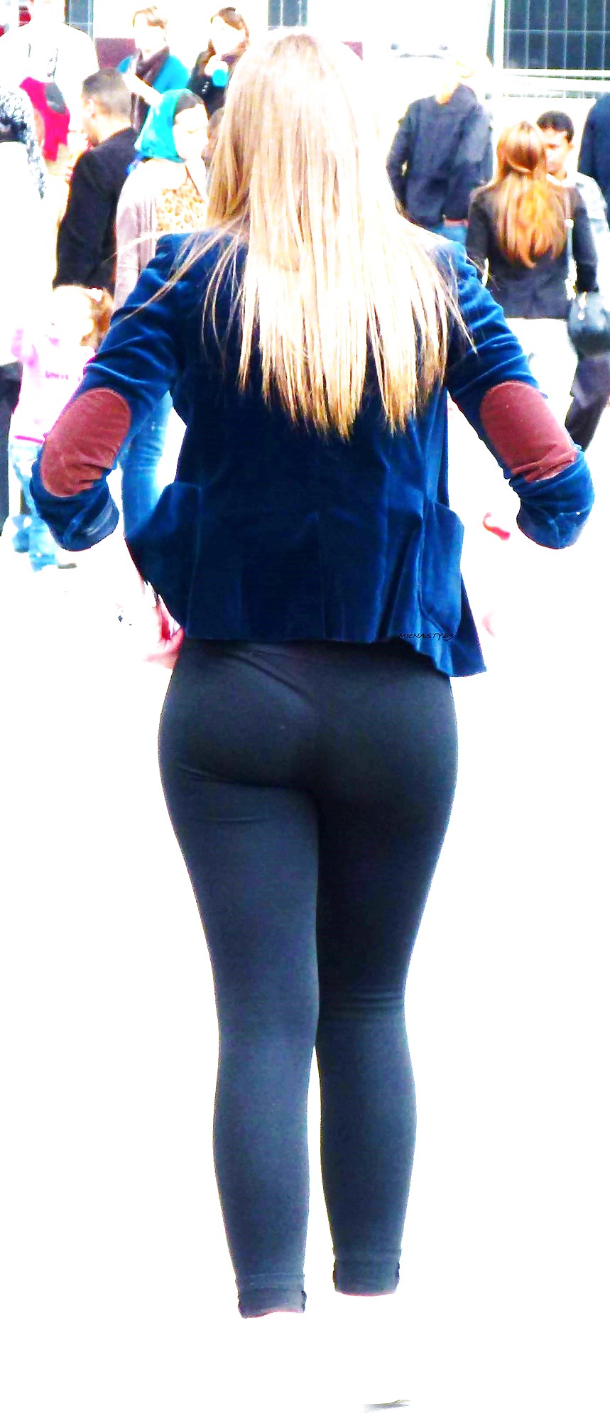 Hot Asses In Tight Leggings Sexy Candids #23488174