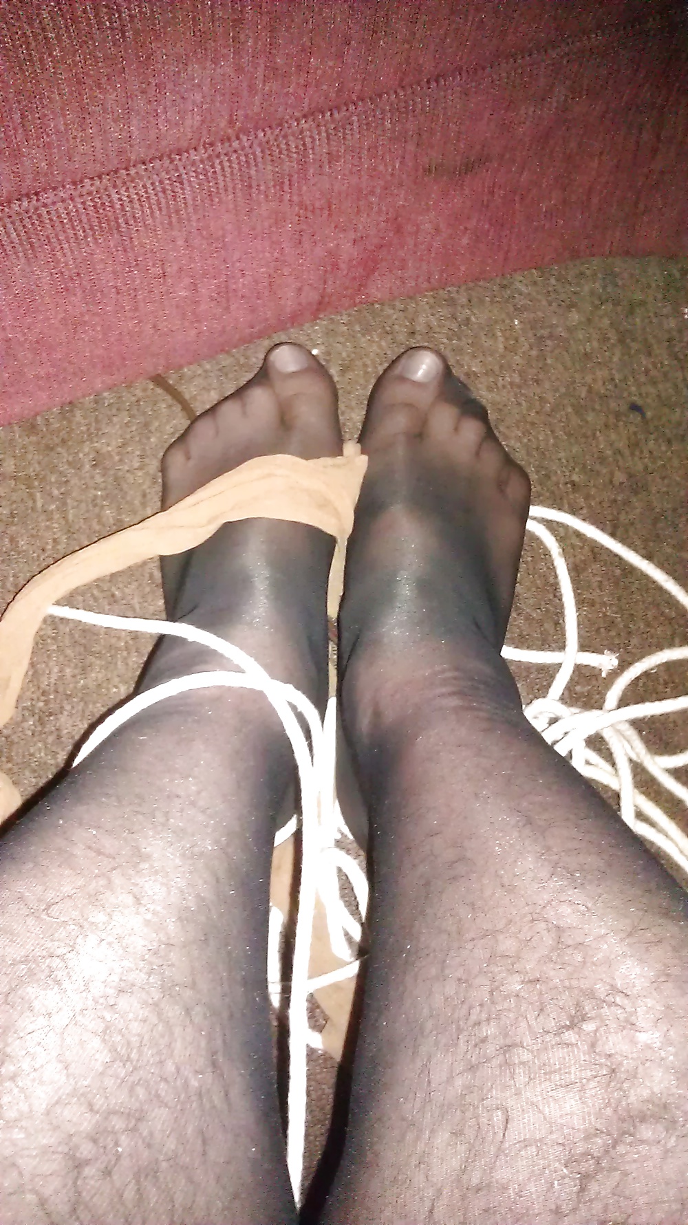 My Cock and Feet Bound in Pantyhose III #29688919