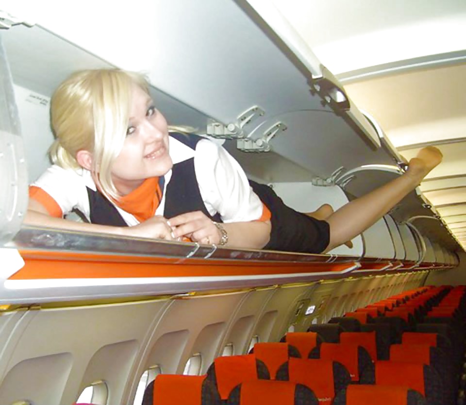 Stewardess Und Airhostess In Nylons #32758395
