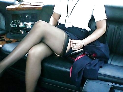 Stewardess e hostess in calze di nylon
 #32758463