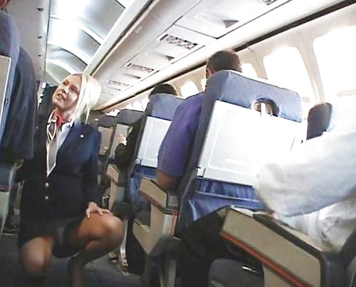 Stewardess e hostess in calze di nylon
 #32758548