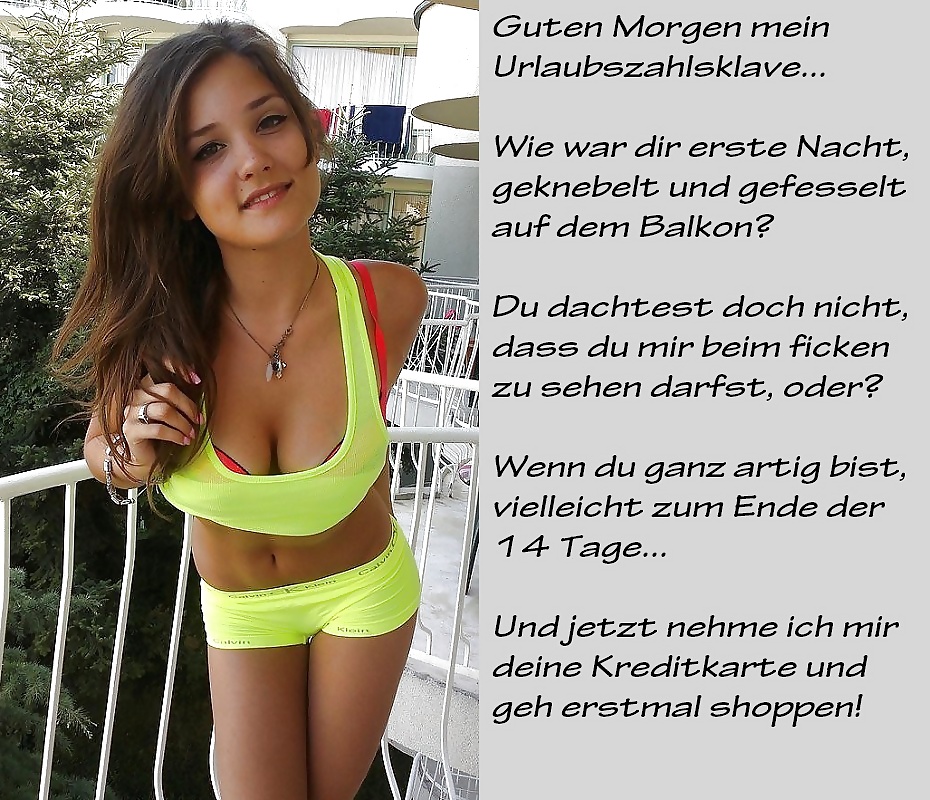 Femdom captions german part 55  #30030656