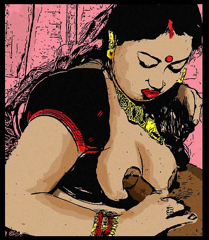 Kamini aunty cartoon photo made from orignal photos #39798651