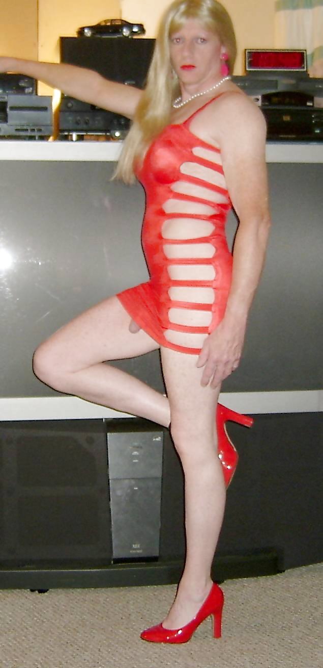 DEBBIE HEART IN MY RED STRAP DRESS #35679802