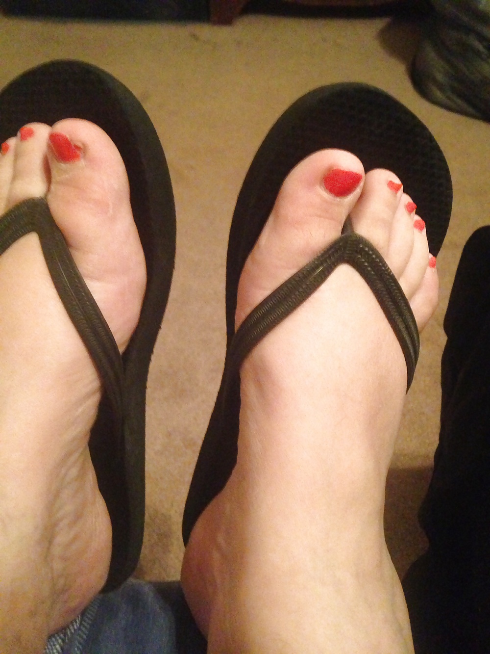 Wifey's Sexy Toes In Flip Flops #30787939