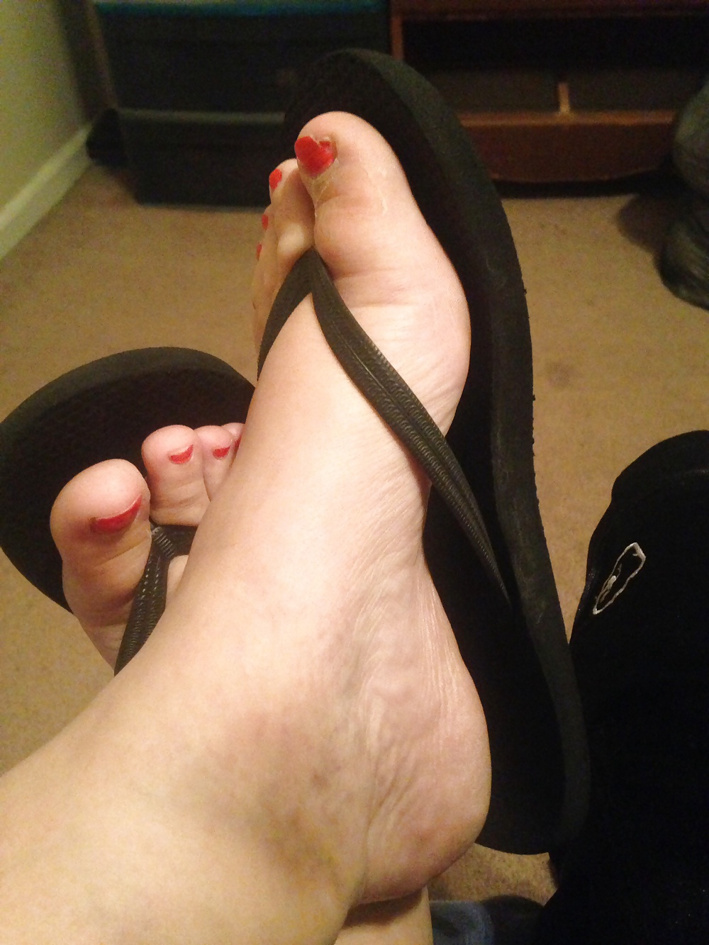 Wifey's Sexy Toes In Flip Flops #30787968