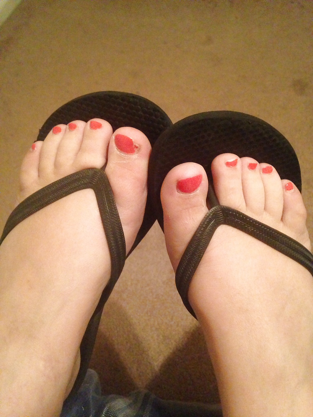 Wifey's Sexy Toes In Flip Flops #30787971