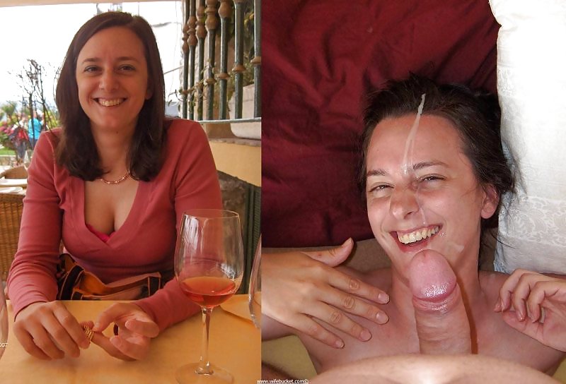 Before and after sex and facials. #23611824