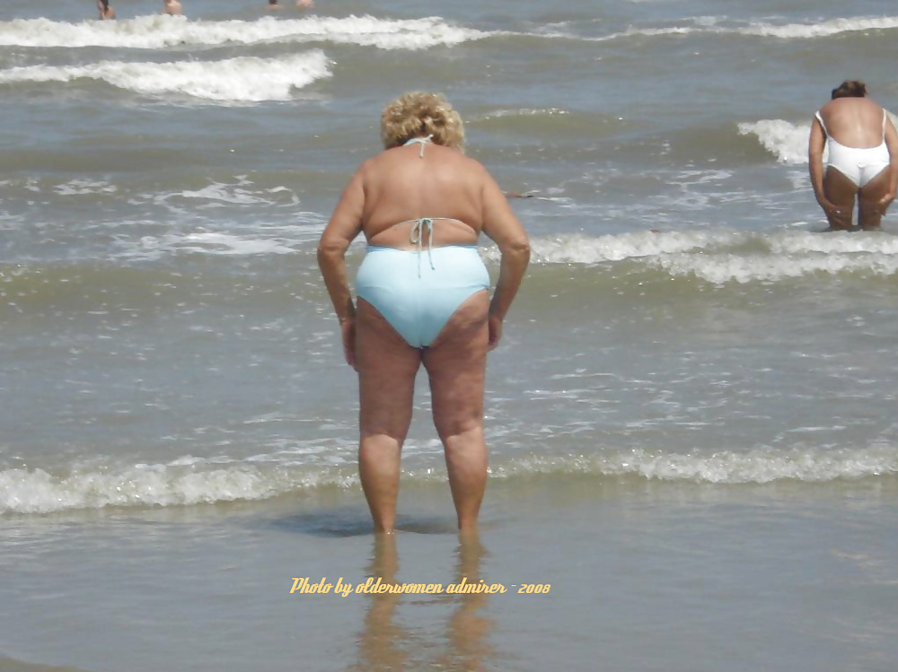 Matures and grannies on the beach #39165116