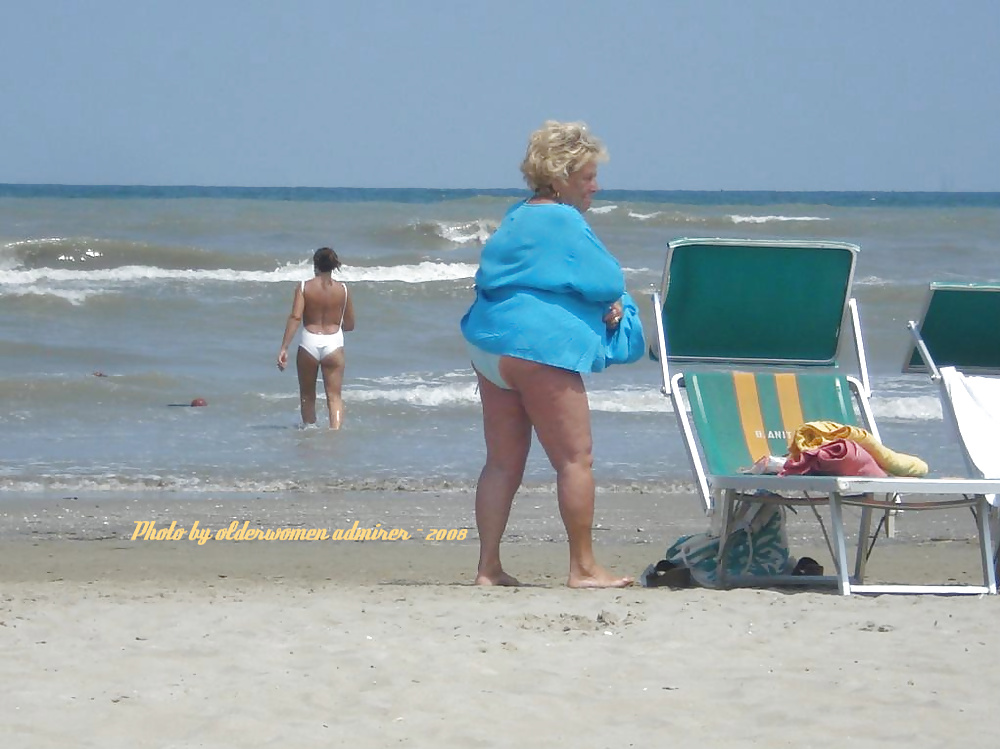 Matures and grannies on the beach #39165168