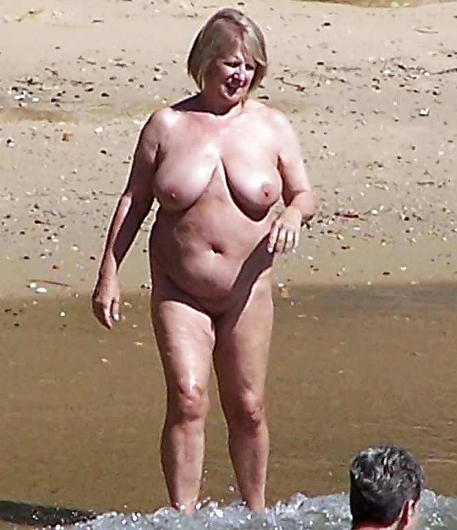 Matures and grannies on the beach #39165455