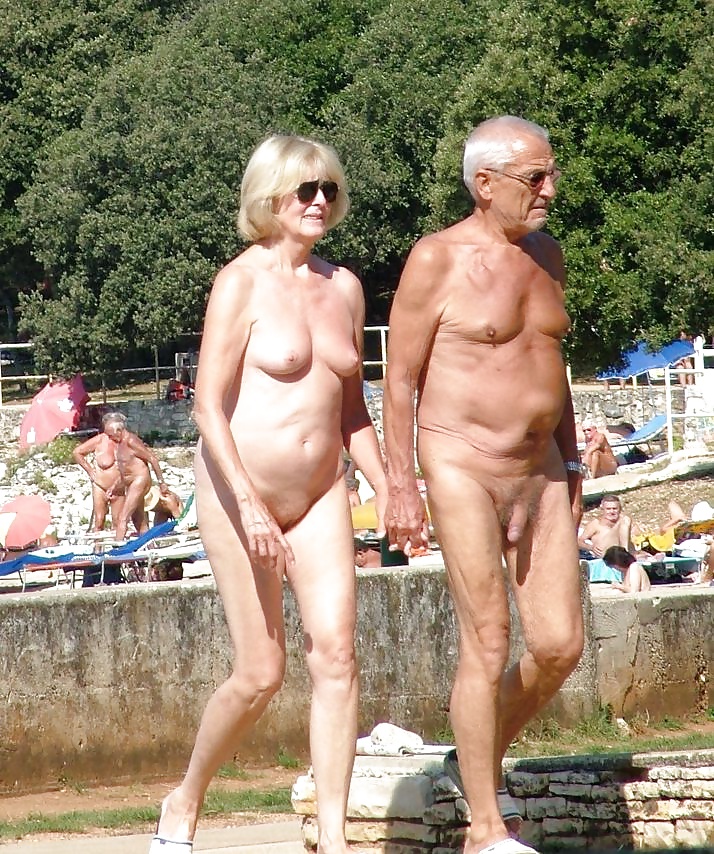 Matures and grannies on the beach #39165647