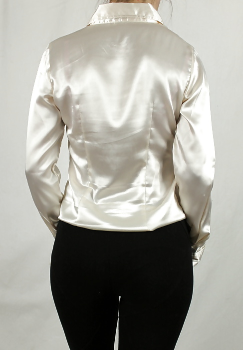 Light Colored Satin Blouses #33339952