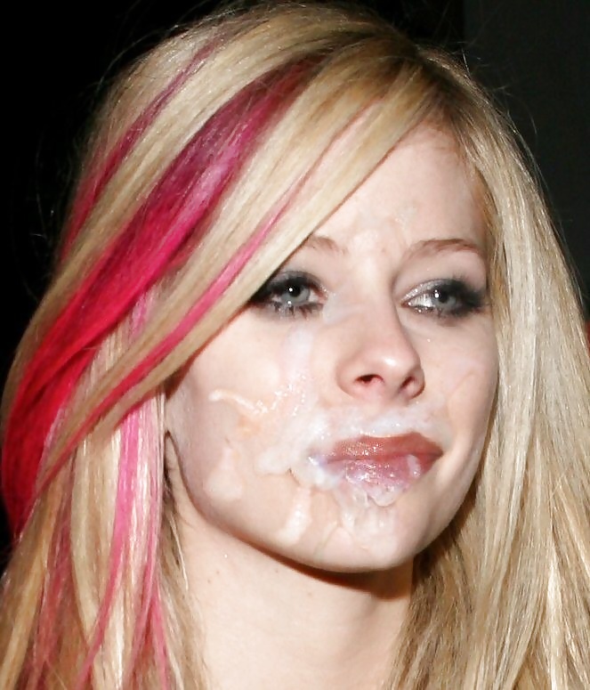 Avril Lavigne cumshots & bukkake #3 #39120556