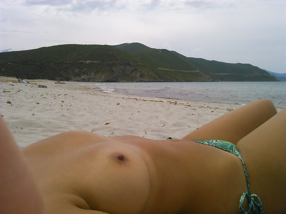 My wife boobs at the beach #34141202