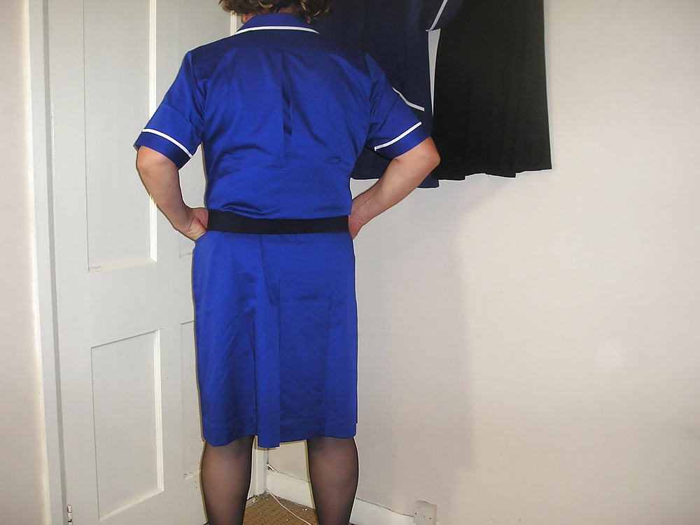 Nurse from work wearing black underwear. #27942385