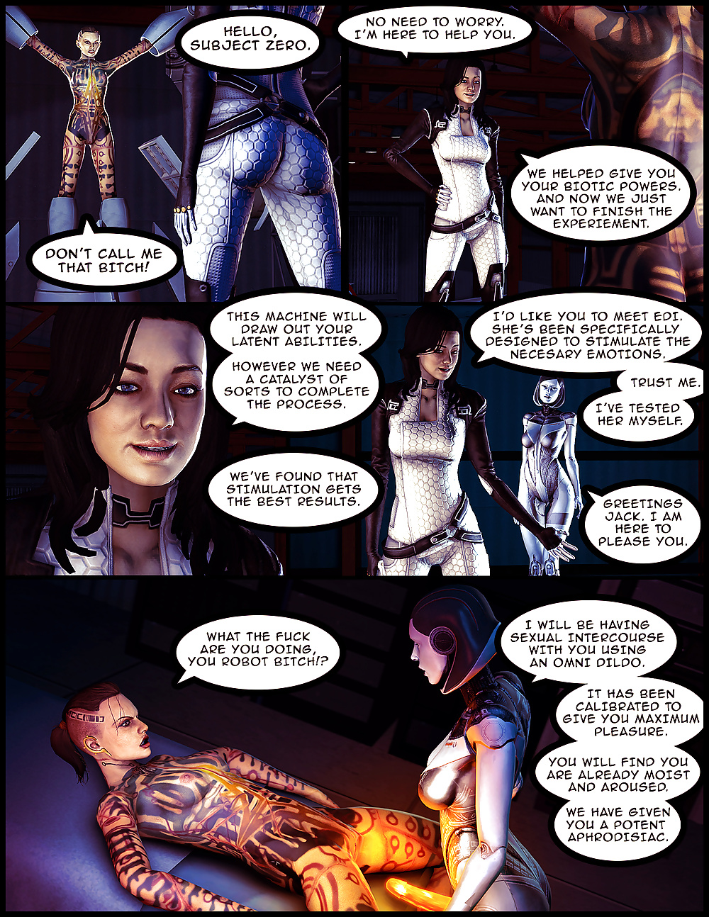 Mass Effect stories compilation (Liara, Jack and Miranda) #39116665