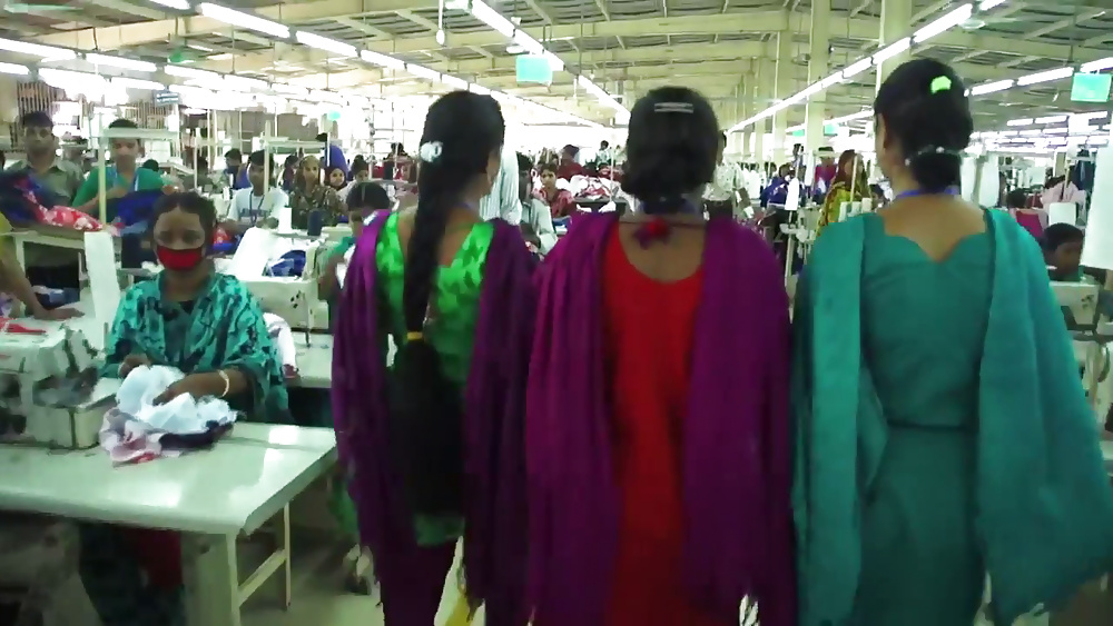 Bangladeshi Garments Girls filmed by white guy  #27680624