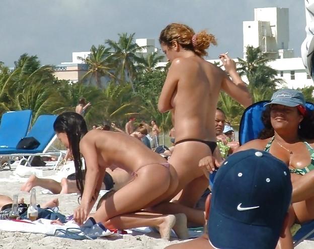 Amateur Thong Bikini pic's ass and Tits. #35915141