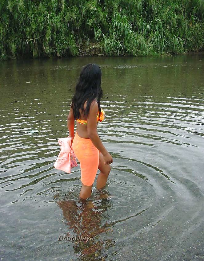 Indian girl posing outdoor #24853195