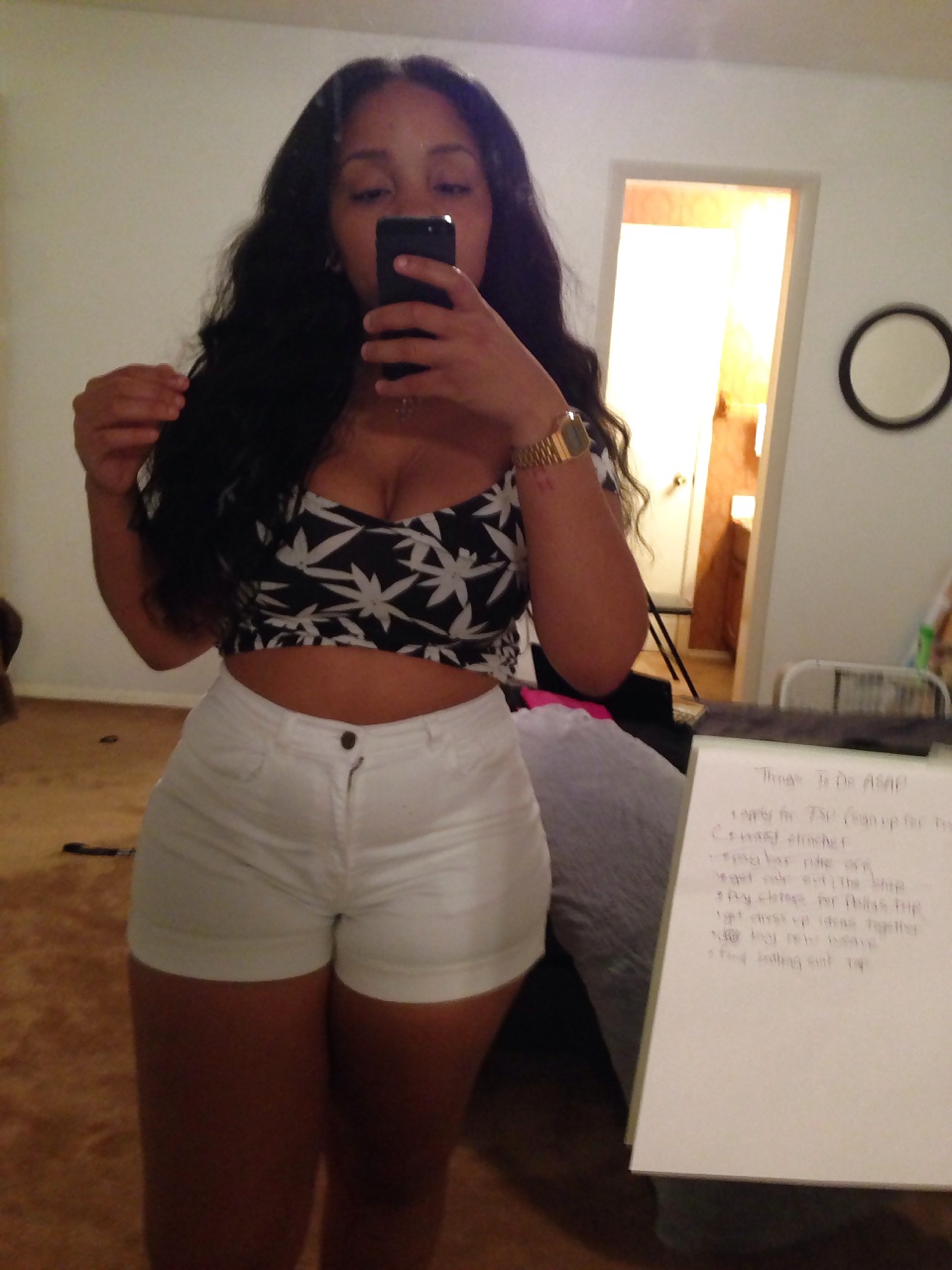 Thick Black Girl Selfie #31417528