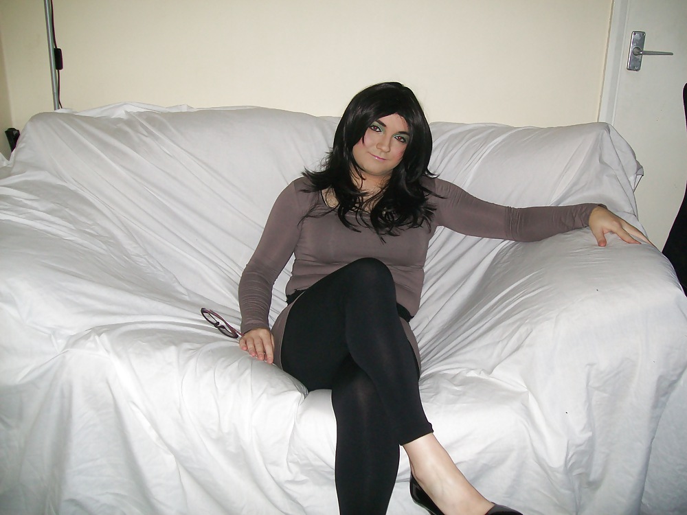 Crossdresser Lydia Lust in Grey Dress #25099125