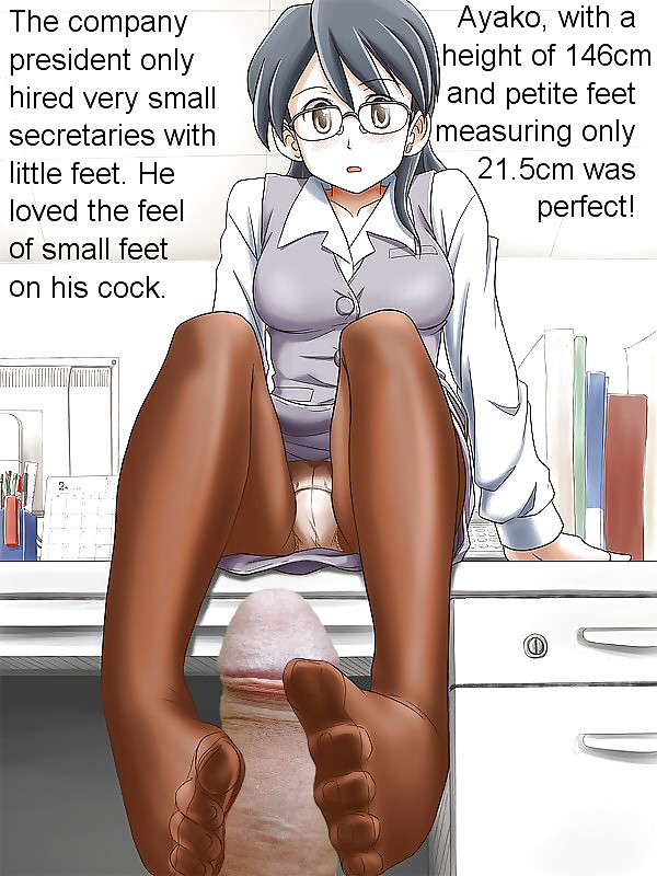 Anime Girls playing with a Real Cock (with captions) - No 61 #23722389