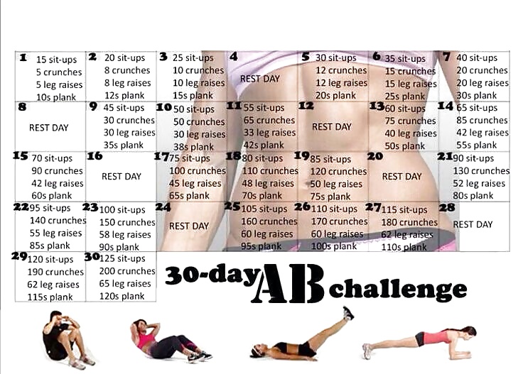 30 Day Ab Challenge #33745840