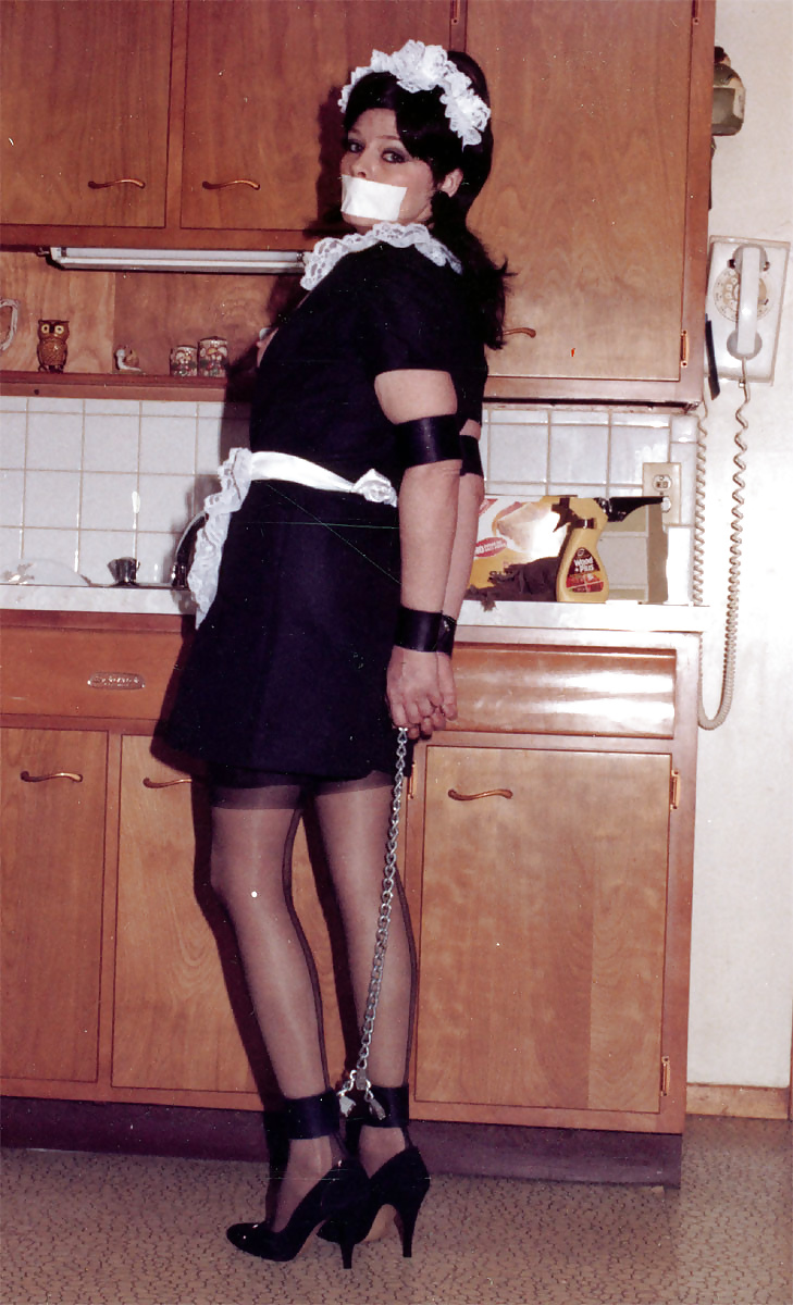 Vintage maid in bondage
 #33160444