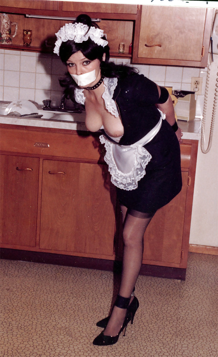 Vintage maid in bondage
 #33160454