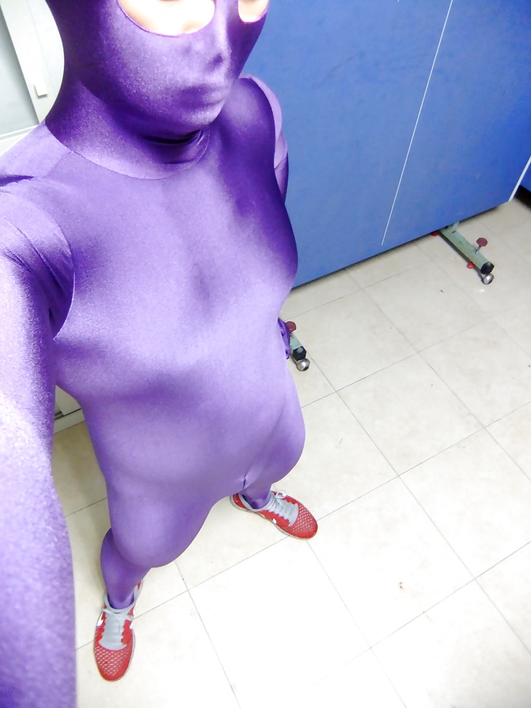 Purple zentai #26874891