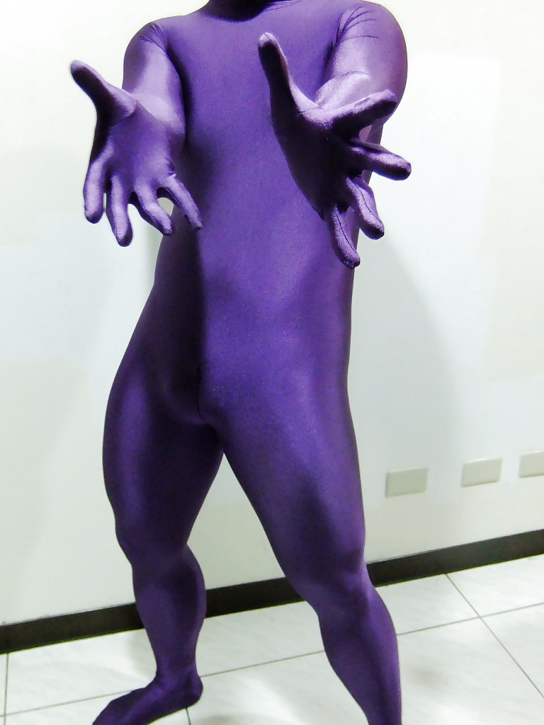 Purple zentai #26874911