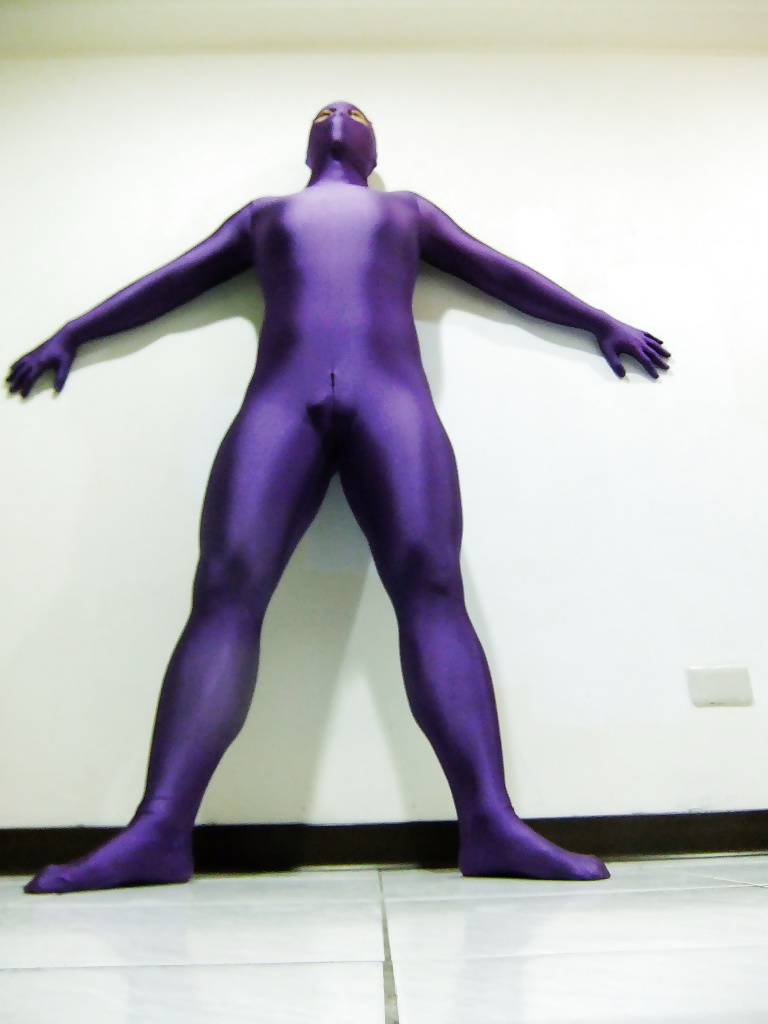 Purple zentai #26874931