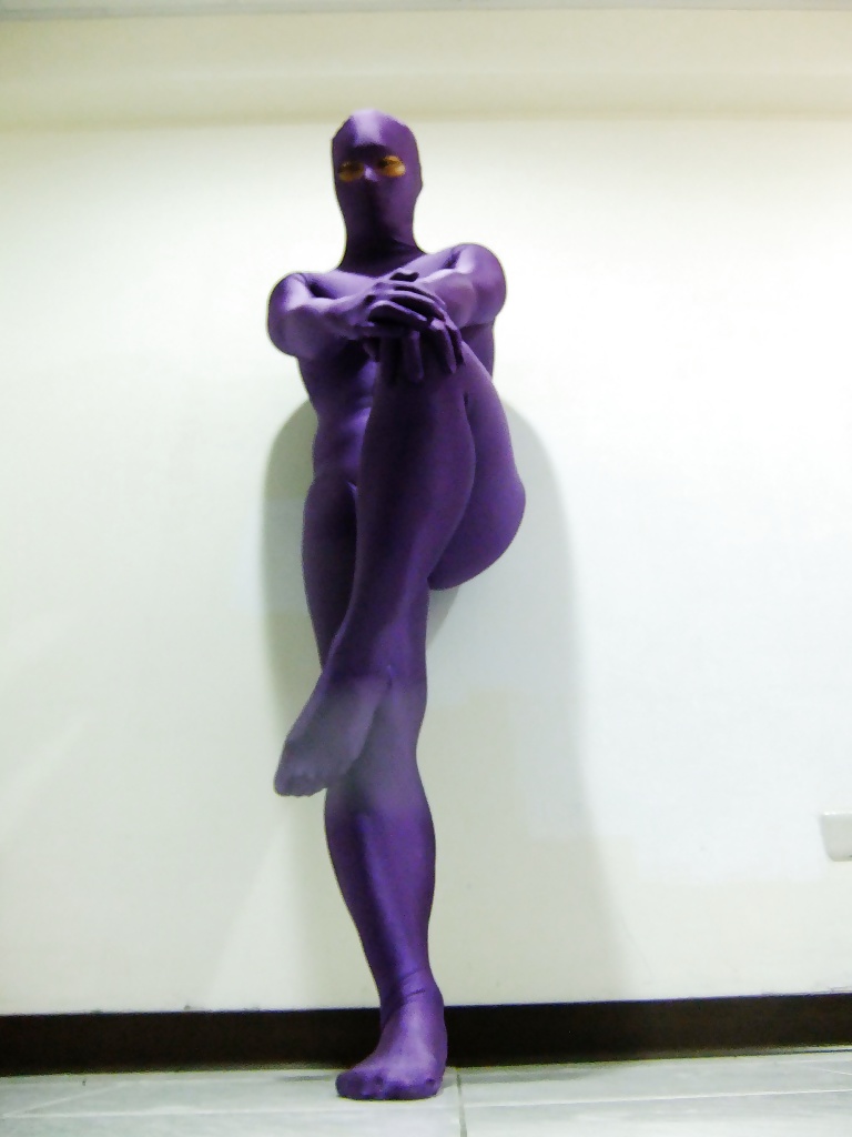 Purple zentai #26874993