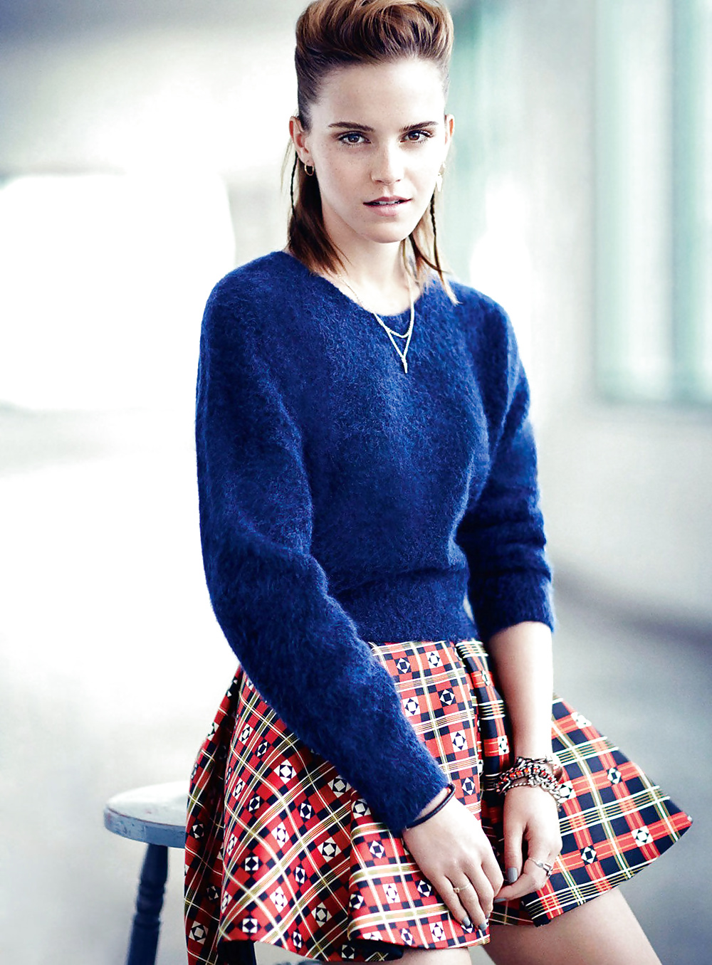 Emma Watson Sommersprossen - Teen Vogue August 2013 #29434596