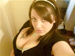 Cleavage and Down Blouse  #31069426