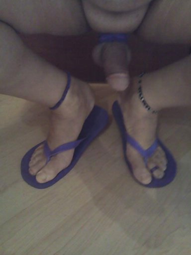 Purple Flip Flops Toe Ring  #28362211