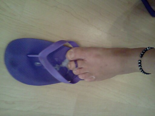 Purple Flip Flops Toe Ring  #28362256