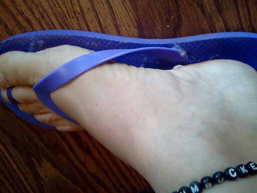Purple Flip Flops Toe Ring  #28362264