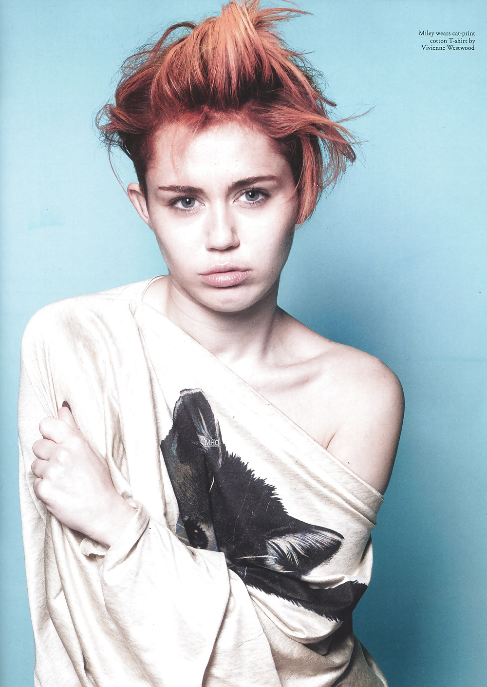 Miley Cyrus Photoshoot for LOVE Magazine February 2014  #24465773